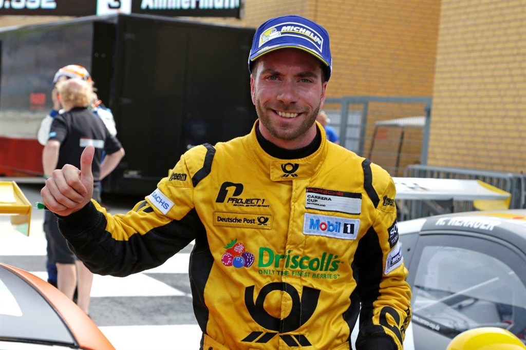 Philipp Eng efter løbet
(Foto: Porsche Media)